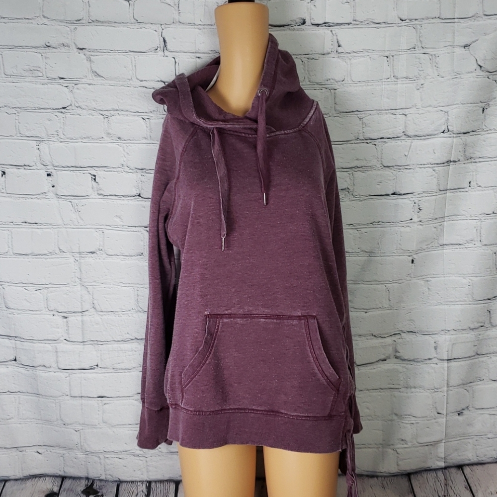 CALVIN KLEIN | | Lace Up Sides Hoodie